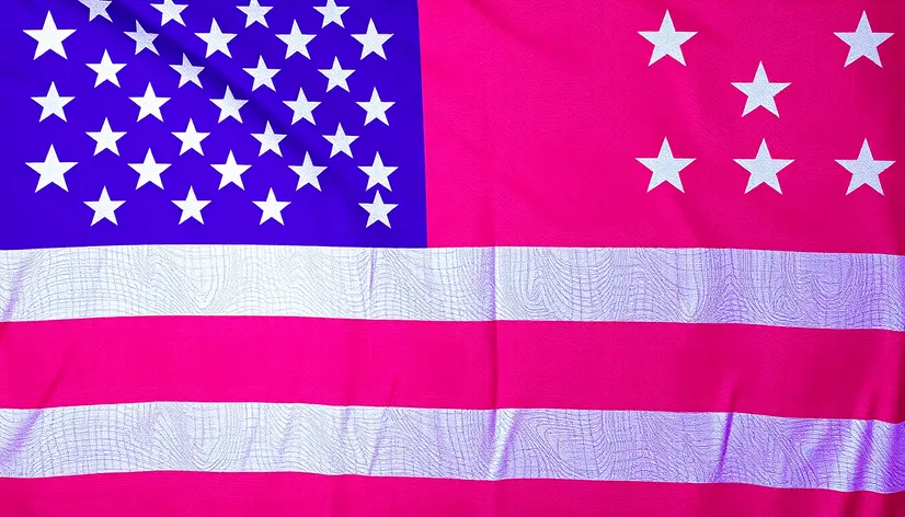 purple american flag