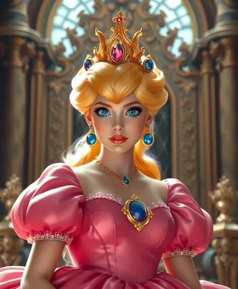 realistic princess peach