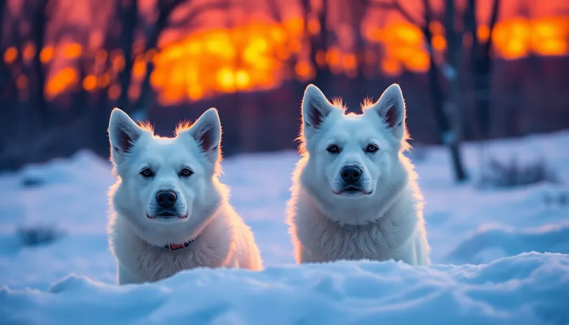 perros blancos