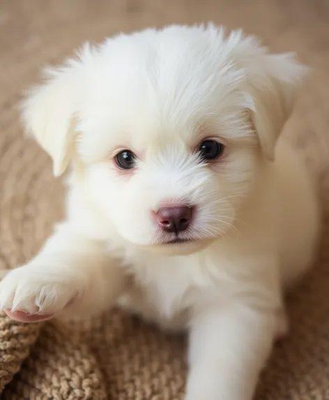 white puppy