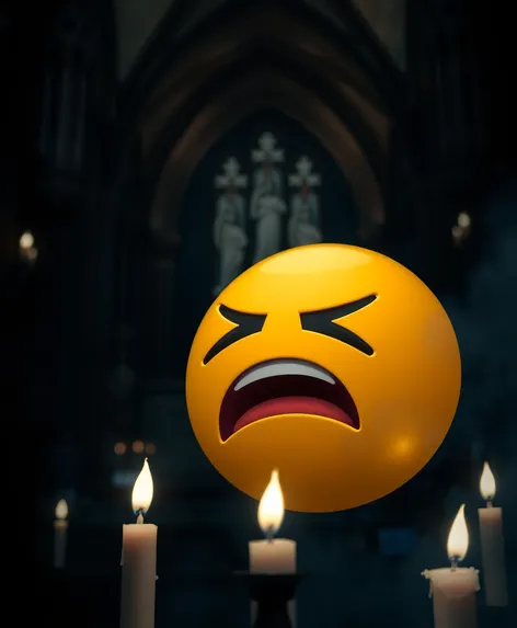 anguish emoji