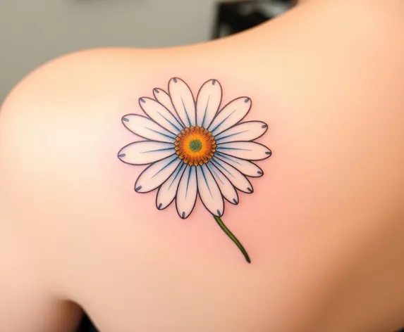 daisy flower tattoo