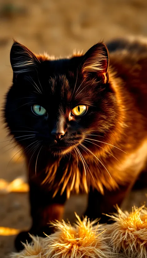 buff black cat