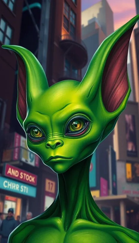 alien with big ears