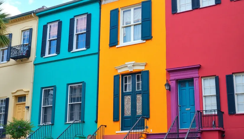 rainbow row charleston sc