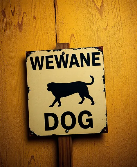 beware of dog signs