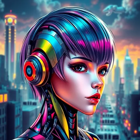 robot hairstyle