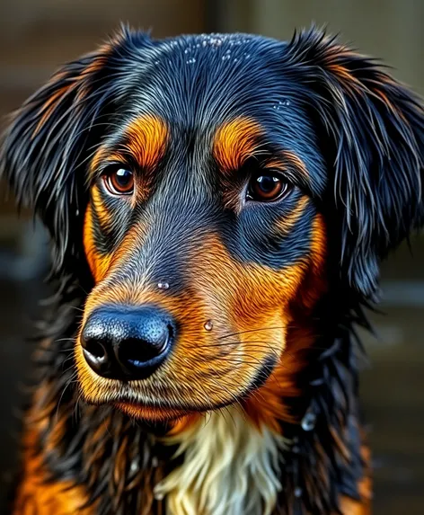 wet dog