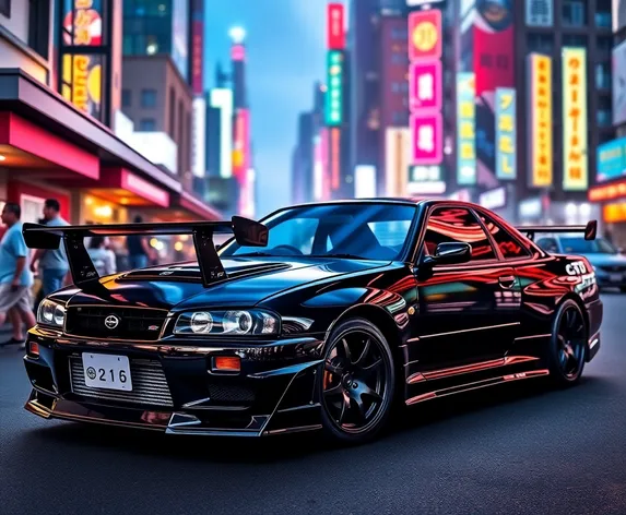 skyline gtr r34 black