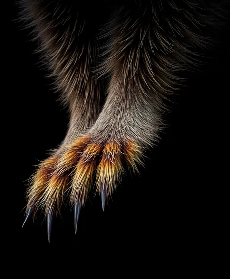 raccoon feet