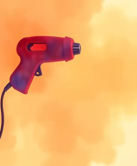 watercolor painting heat gun