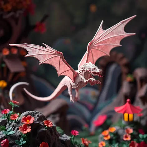 origami flying dragon