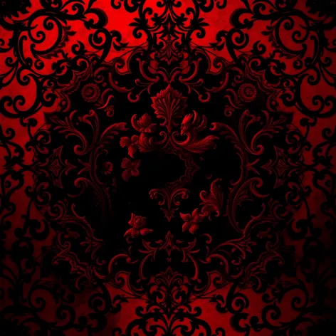 black and red gothic