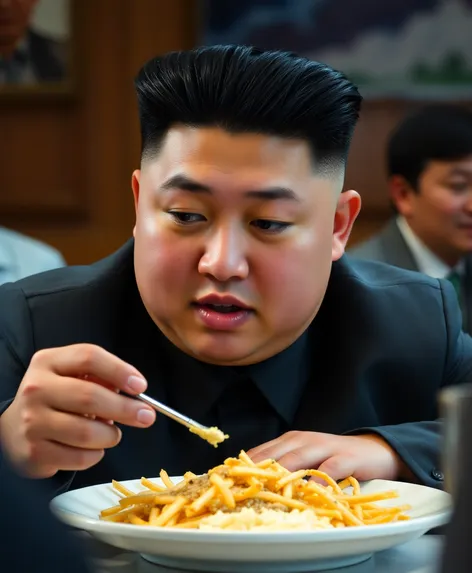 kim jong un eating