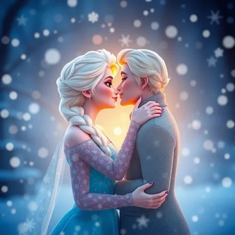 elsa and jack frost