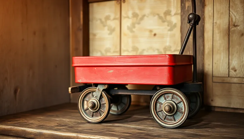 childrens red wagon