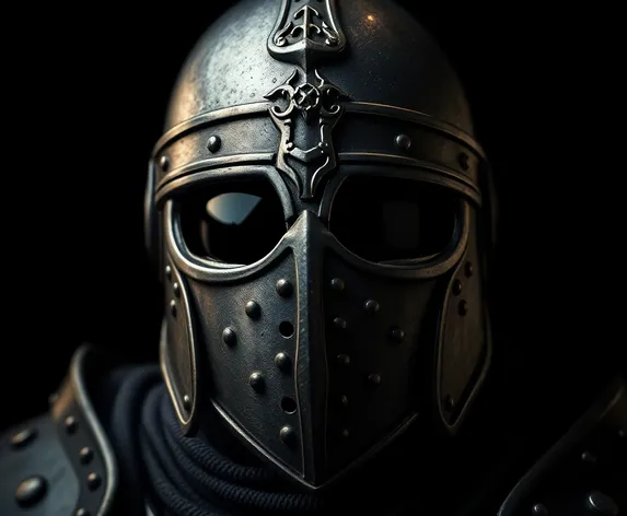 crusader helmet with lenses