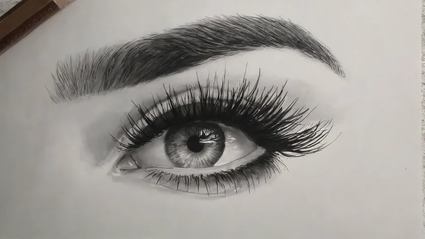 eyelashes drawing