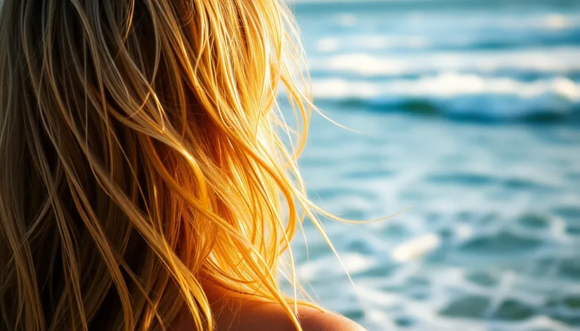 beach blonde hair