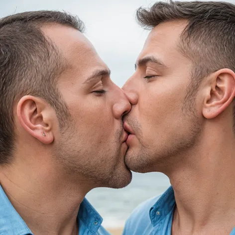 Gay kissing