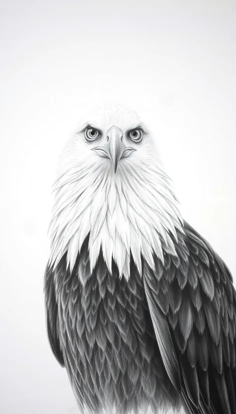 realistic pencil eagle drawing