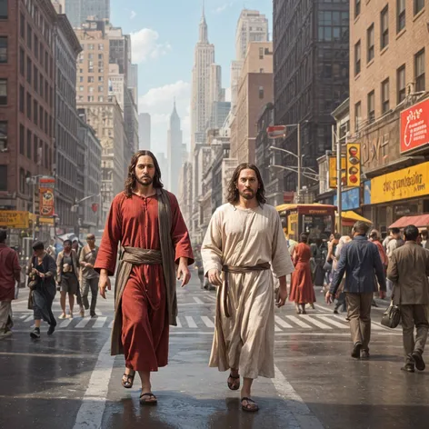 jesus walking in new