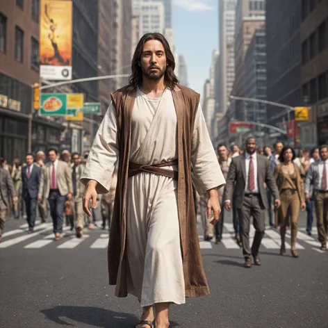 jesus walking in new