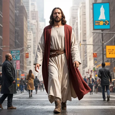 jesus walking in new