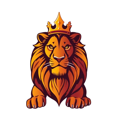 lion with crown logo