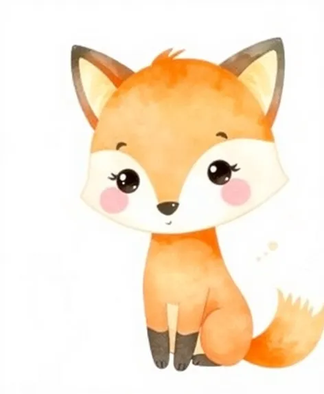 easy cute fox drawings