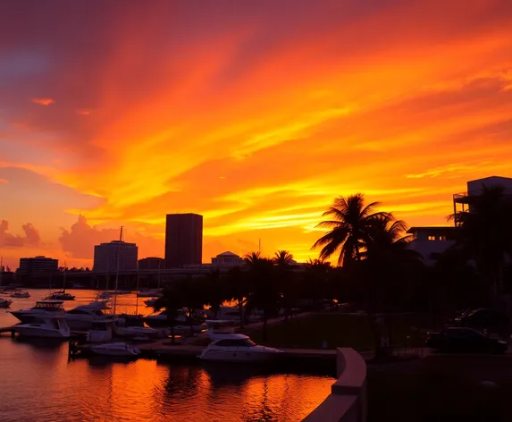 tampa sunset time