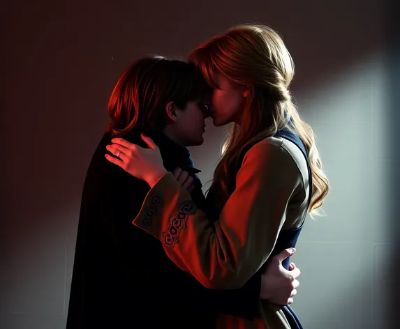 draco malfoy kissing hermione