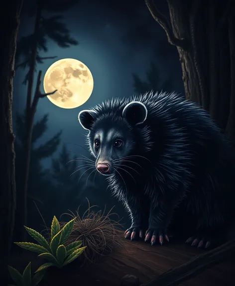 black possum