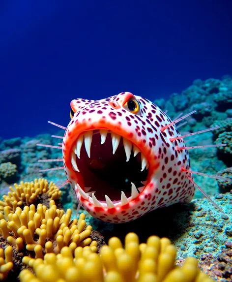 puffer fish teeth