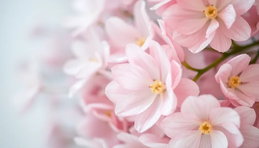 pastel flowers background