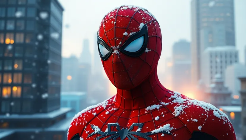 spiderman snow