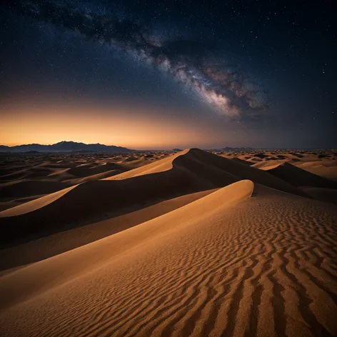 desert at night