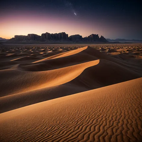 desert at night