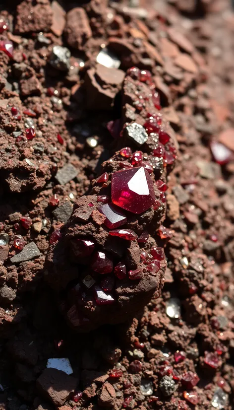 sparkly muscovite garnet schist