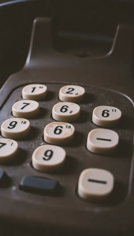 phone keypad old