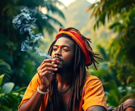 rastaman smoking