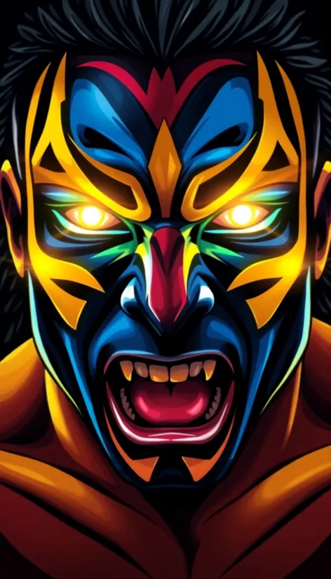 wrestler face paint