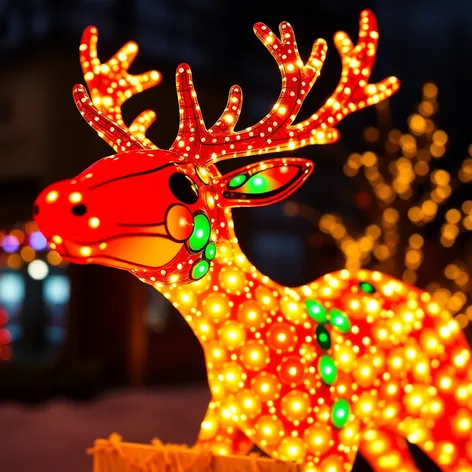 3d lighted sculpture reindeer