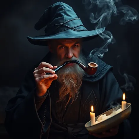 smoking wizard