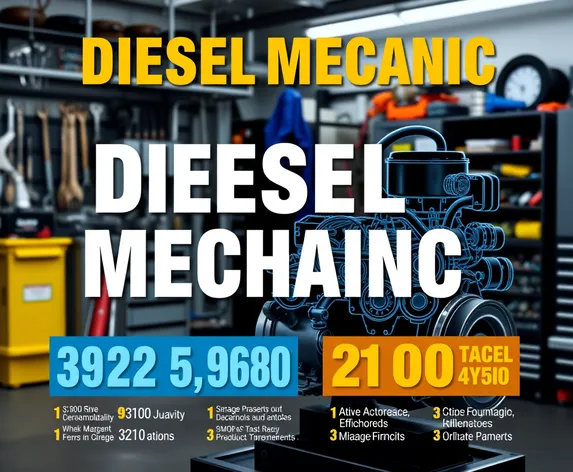 diesel mechanic carrer poster