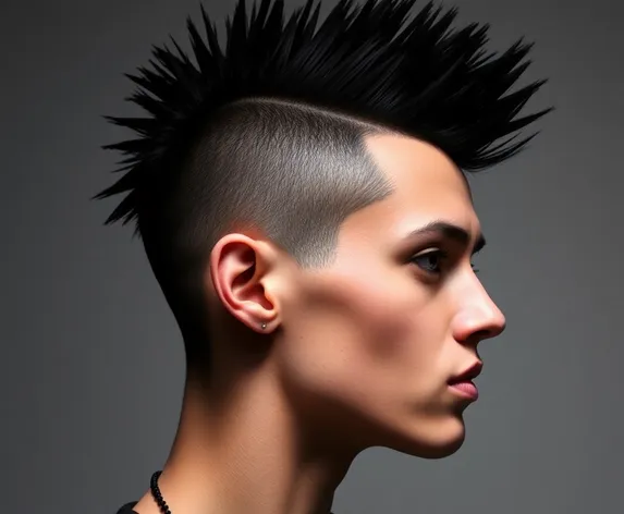 black mohawk cuts