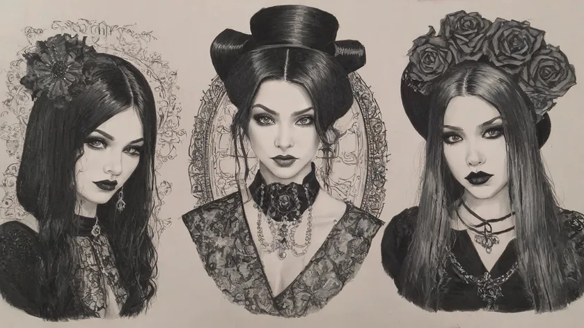 goth drawings