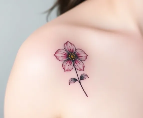 birth month flower tattoo