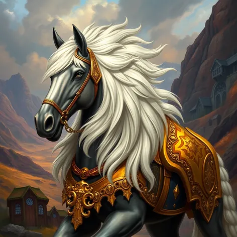 the dwarven horse