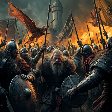 Viking raiding party